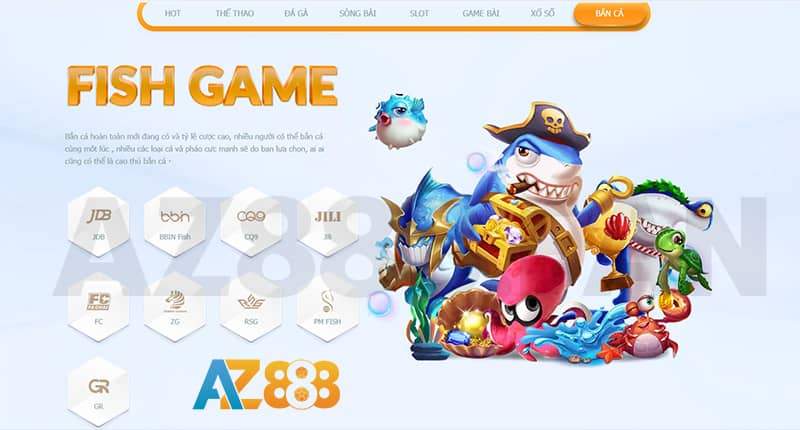 Bắn cá là một trong những sản phẩm hot tại AZ888 Bắn cá là một trong những sản phẩm hot tại AZ888